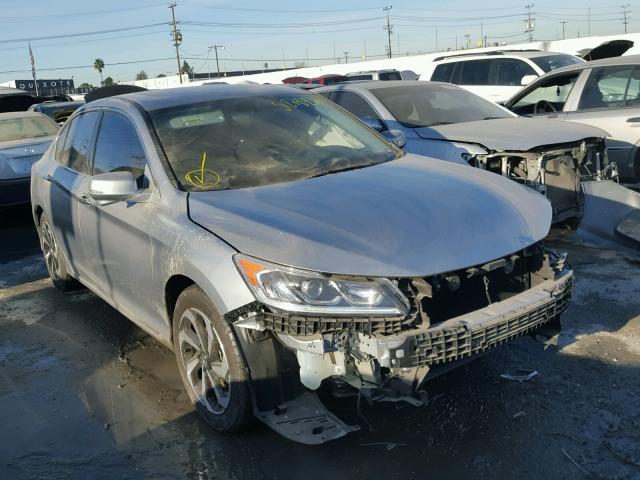 1HGCR3F81HA020055 - 2017 HONDA ACCORD EXL SILVER photo 1