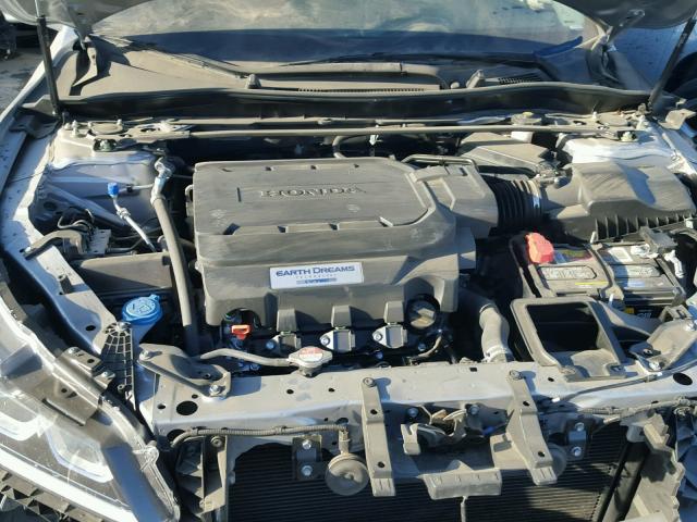 1HGCR3F81HA020055 - 2017 HONDA ACCORD EXL SILVER photo 7