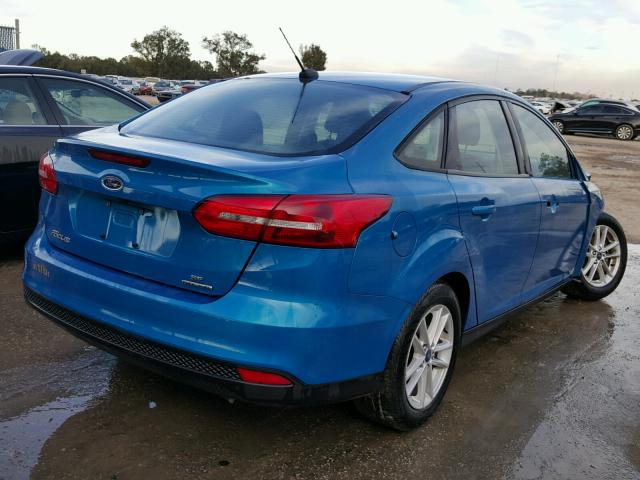 1FADP3F24GL371412 - 2016 FORD FOCUS SE BLUE photo 4