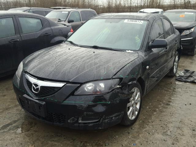 JM1BK32F771606227 - 2007 MAZDA 3 I BLACK photo 2