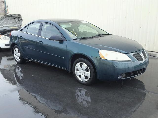 1G2ZG58B174221748 - 2007 PONTIAC G6 BASE GREEN photo 1