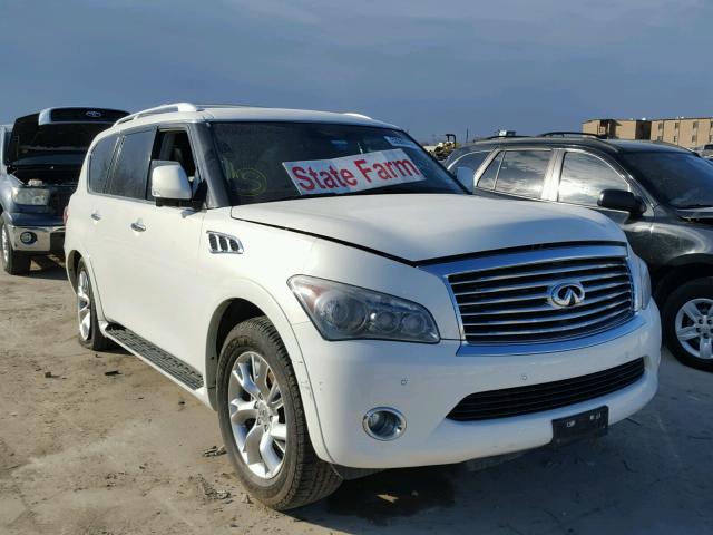 JN8AZ2ND6D9750137 - 2013 INFINITI QX56 WHITE photo 1