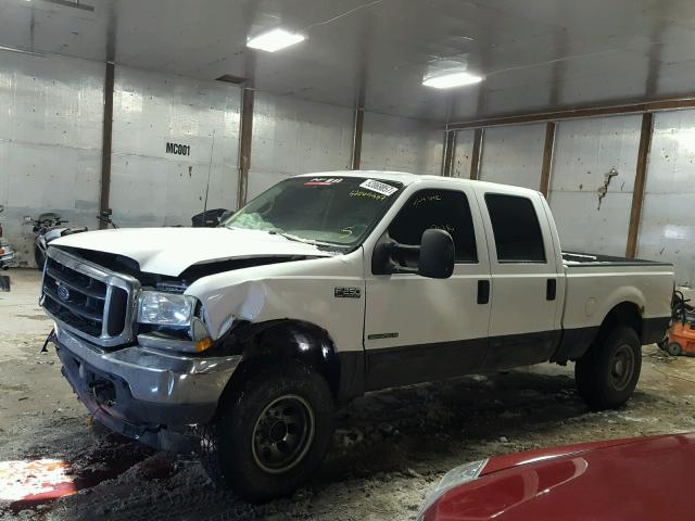 1FTNW21F32EC98181 - 2002 FORD F250 SUPER WHITE photo 10