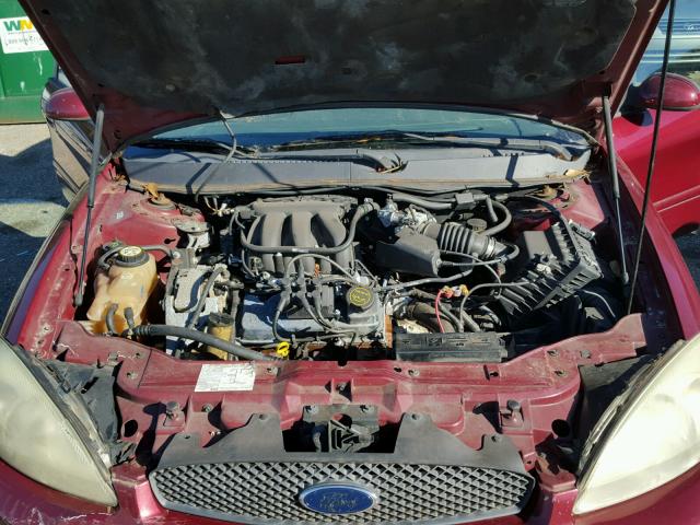 1FAFP55U94G117996 - 2004 FORD TAURUS SES MAROON photo 7