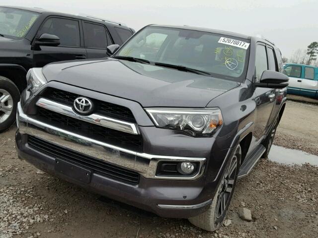 JTEZU5JRXF5098550 - 2015 TOYOTA 4RUNNER SR GRAY photo 2