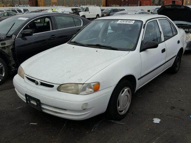 1NXBR12E9WZ062491 - 1998 TOYOTA COROLLA VE WHITE photo 2