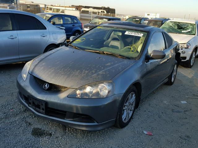 JH4DC54815S009984 - 2005 ACURA RSX GRAY photo 2