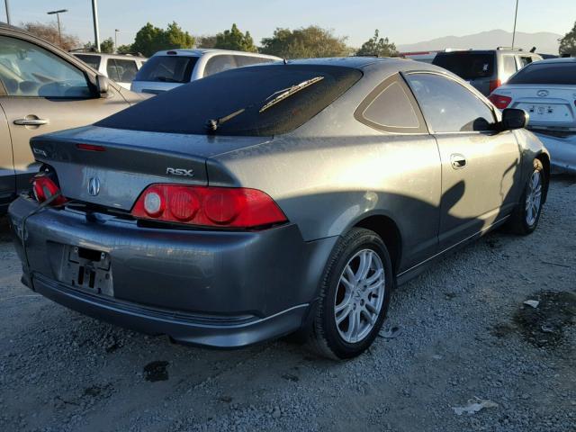 JH4DC54815S009984 - 2005 ACURA RSX GRAY photo 4