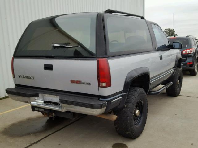 1GKEK18KXNJ724845 - 1992 GMC YUKON TWO TONE photo 4