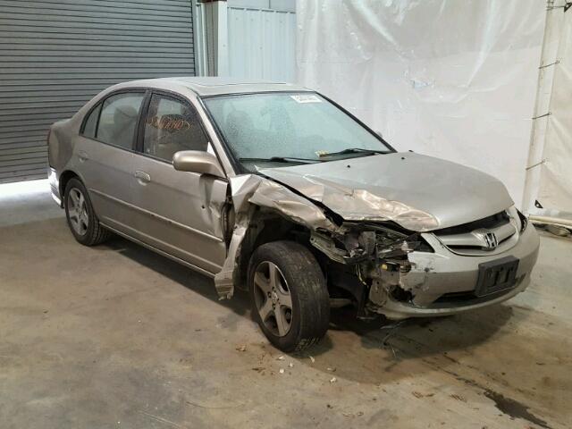 2HGES267X4H504218 - 2004 HONDA CIVIC EX თაფლისფერი ფოტო 1