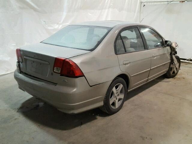 2HGES267X4H504218 - 2004 HONDA CIVIC EX თაფლისფერი ფოტო 4