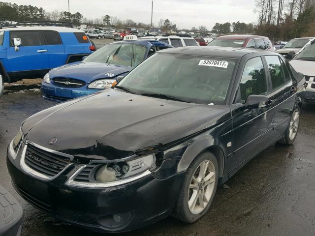 YS3EH45G563513322 - 2006 SAAB 9-5 AERO BLACK photo 2