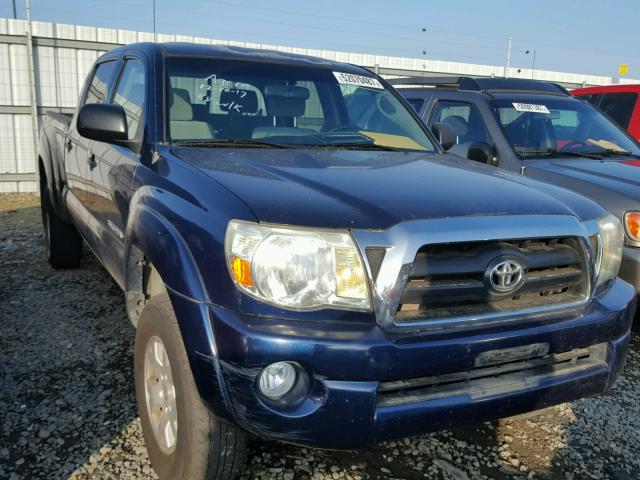 5TEKU72N17Z376487 - 2007 TOYOTA TACOMA DOU BLUE photo 1