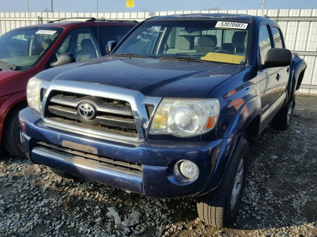 5TEKU72N17Z376487 - 2007 TOYOTA TACOMA DOU BLUE photo 2