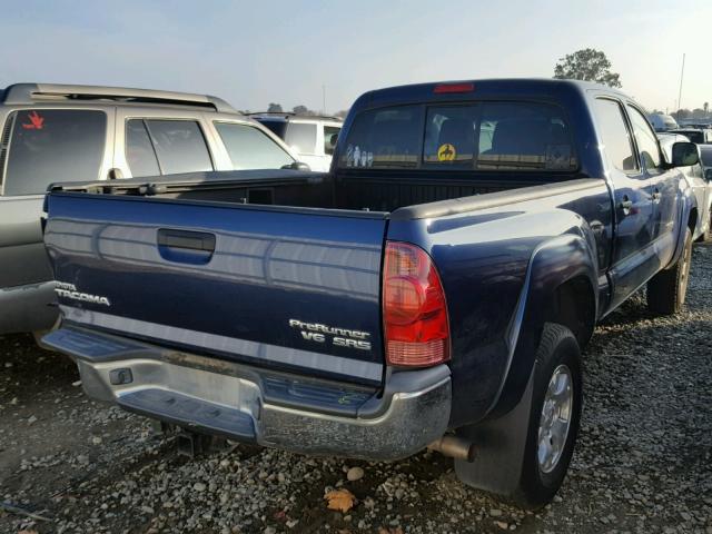 5TEKU72N17Z376487 - 2007 TOYOTA TACOMA DOU BLUE photo 4