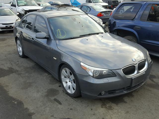 WBANE73567CM43976 - 2007 BMW 530 I GRAY photo 1