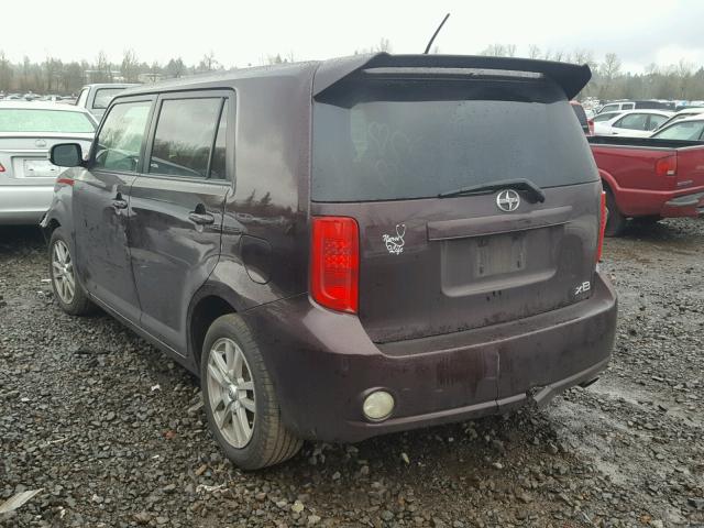 JTLKE50E081039863 - 2008 TOYOTA SCION XB 紫色 照片 3