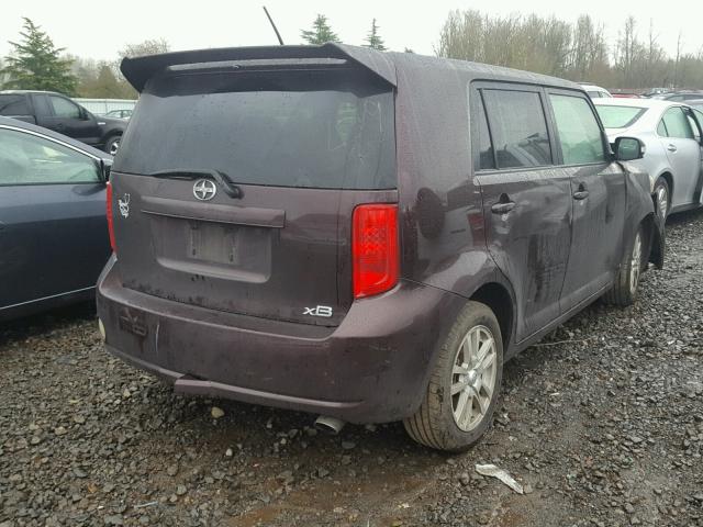 JTLKE50E081039863 - 2008 TOYOTA SCION XB PURPLE photo 4