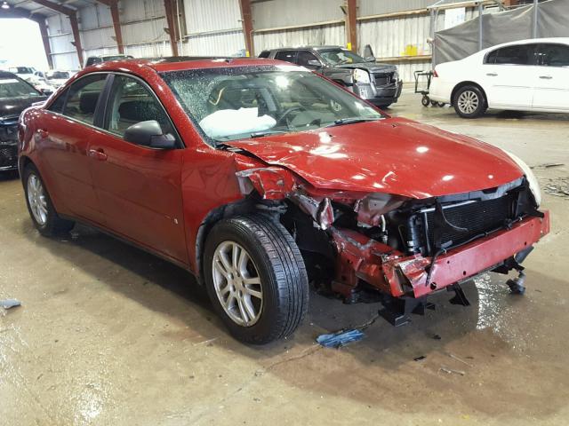 1G2ZG558764114002 - 2006 PONTIAC G6 SE1 RED photo 1