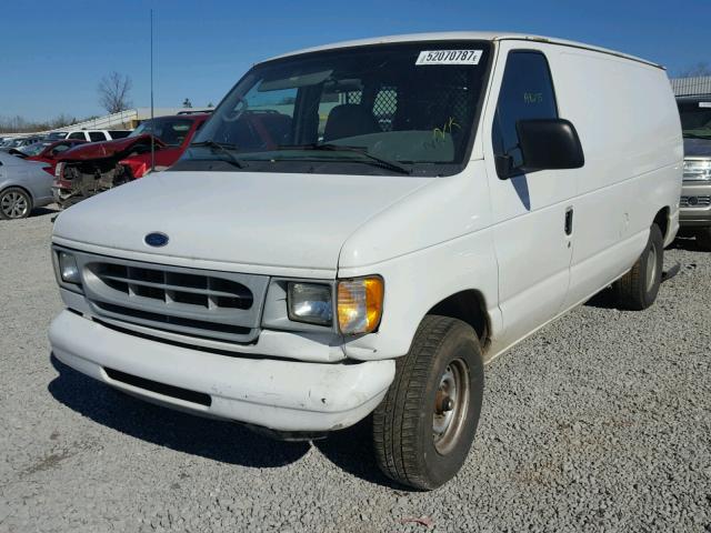 1FTRE14W11HA88668 - 2001 FORD ECONOLINE WHITE photo 2