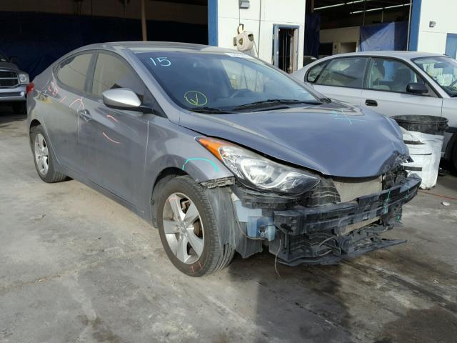 KMHDH4AE6CU458288 - 2012 HYUNDAI ELANTRA GL GRAY photo 1