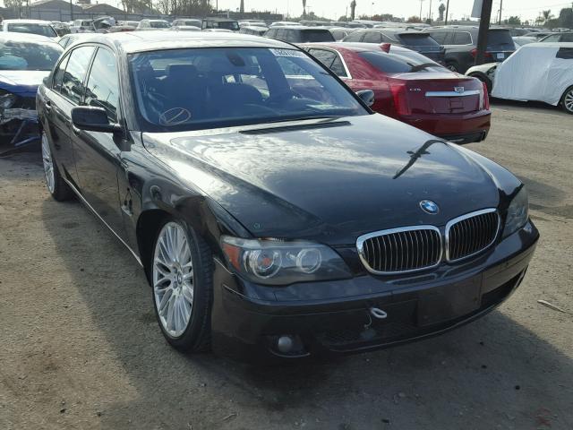 WBAHN83518DT79487 - 2008 BMW 750 LI BLACK photo 1