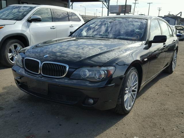 WBAHN83518DT79487 - 2008 BMW 750 LI BLACK photo 2