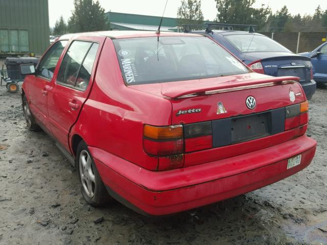 3VWPA81H8XM232221 - 1999 VOLKSWAGEN JETTA WOLF RED photo 3