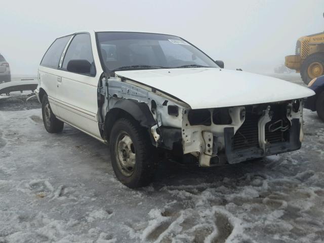 JB3CU24A4MU002317 - 1991 DODGE COLT GL WHITE photo 1