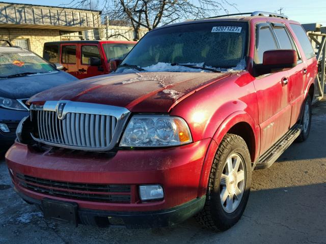5LMFU28555LJ07585 - 2005 LINCOLN NAVIGATOR 勃艮第红 照片 2