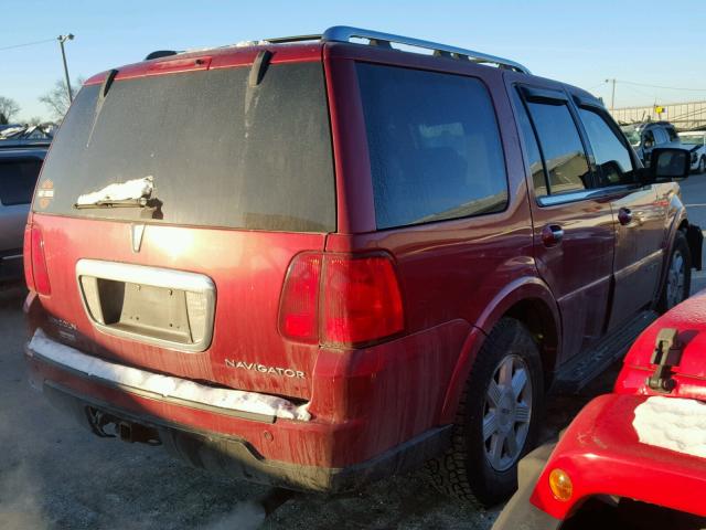 5LMFU28555LJ07585 - 2005 LINCOLN NAVIGATOR BURGUNDY photo 4