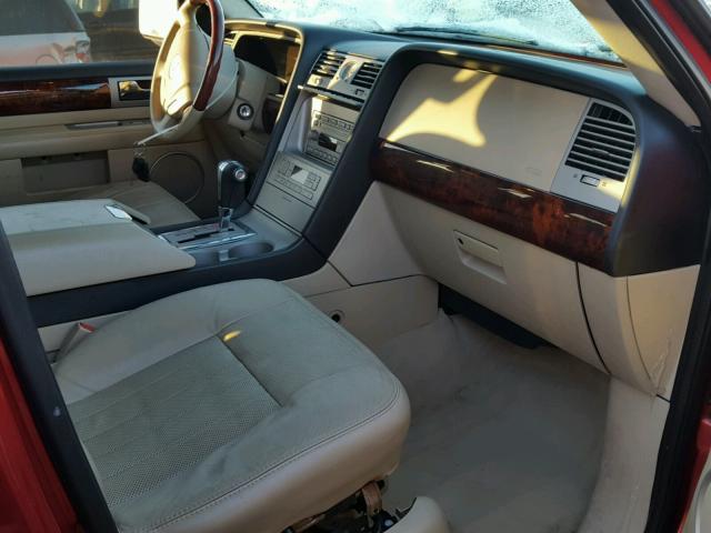5LMFU28555LJ07585 - 2005 LINCOLN NAVIGATOR 勃艮第红 照片 5