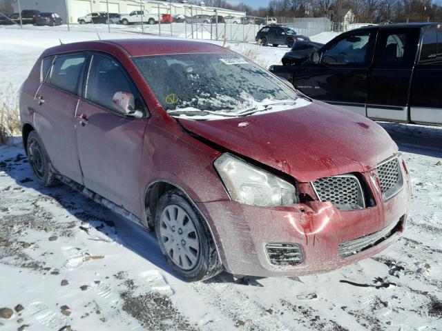 5Y2SP6E02AZ417536 - 2010 PONTIAC VIBE RED photo 1