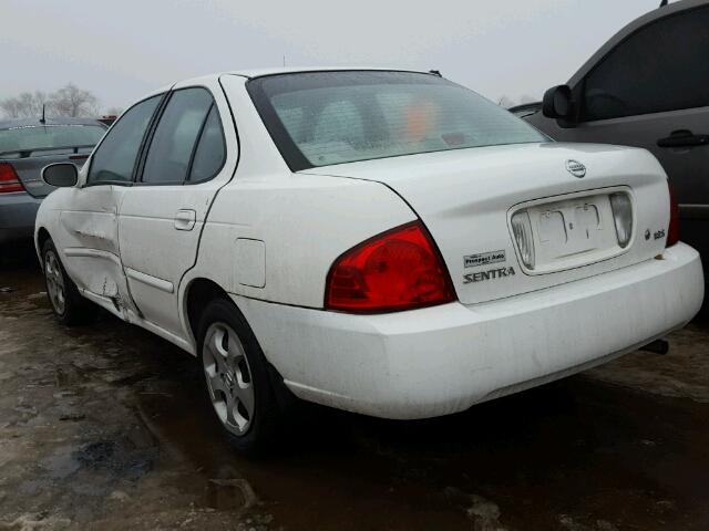 3N1CB51D76L586555 - 2006 NISSAN SENTRA 1.8 WHITE photo 3