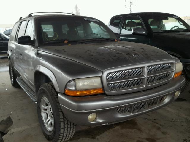 1B4HS28NX1F552450 - 2001 DODGE DURANGO SILVER photo 1