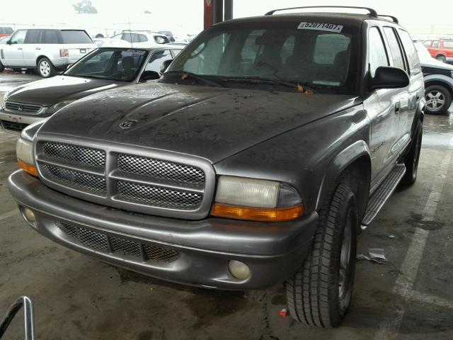 1B4HS28NX1F552450 - 2001 DODGE DURANGO SILVER photo 2