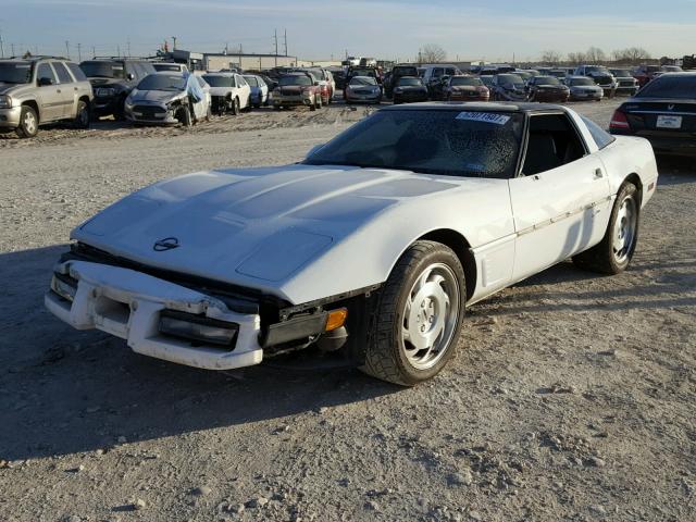 1G1YY22P8T5116743 - 1996 CHEVROLET CORVETTE WHITE photo 2