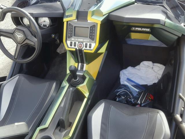 57XAAPFA3H8121135 - 2017 POLARIS SLINGSHOT GREEN photo 9