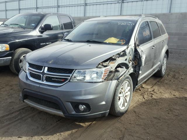 3C4PDCBG0DT601321 - 2013 DODGE JOURNEY SX GRAY photo 2