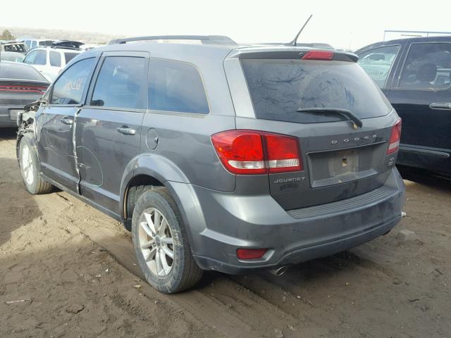 3C4PDCBG0DT601321 - 2013 DODGE JOURNEY SX GRAY photo 3