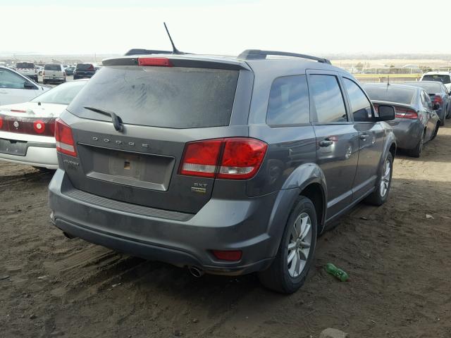 3C4PDCBG0DT601321 - 2013 DODGE JOURNEY SX GRAY photo 4