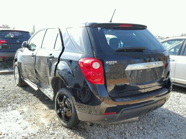 2GNALAEK0E1110626 - 2014 CHEVROLET EQUINOX LS BLACK photo 3