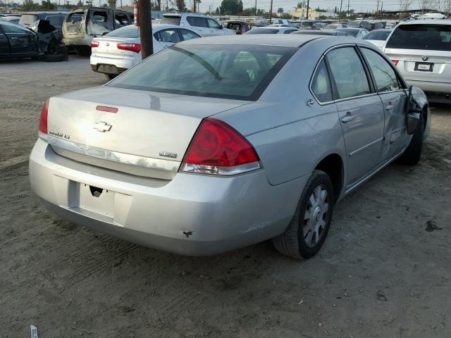 2G1WB58K489209288 - 2008 CHEVROLET IMPALA LS SILVER photo 4