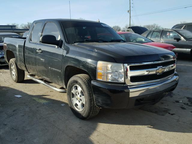 1GCEK19C78Z206586 - 2008 CHEVROLET SILVERADO BLACK photo 1