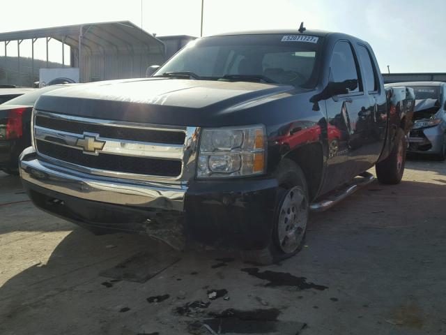 1GCEK19C78Z206586 - 2008 CHEVROLET SILVERADO BLACK photo 2