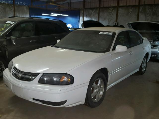 2G1WH52K659123757 - 2005 CHEVROLET IMPALA LS WHITE photo 2