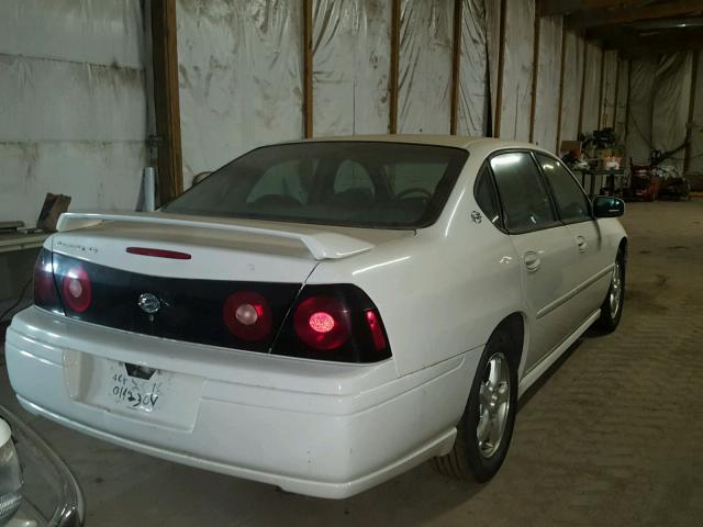 2G1WH52K659123757 - 2005 CHEVROLET IMPALA LS WHITE photo 4