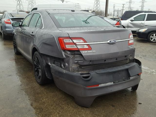 1FAHP2F88EG141636 - 2014 FORD TAURUS LIM GRAY photo 3