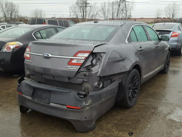 1FAHP2F88EG141636 - 2014 FORD TAURUS LIM GRAY photo 4