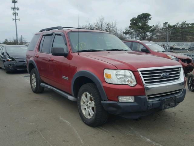 1FMEU73E77UB70851 - 2007 FORD EXPLORER X RED photo 1